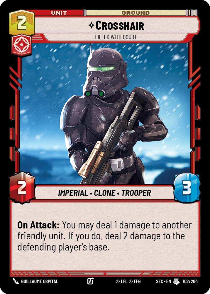 Crosshair (162/264) - Filled With Doubt (162/264) [Secrets of Power] - The Mythic Store | 24h Order Processing