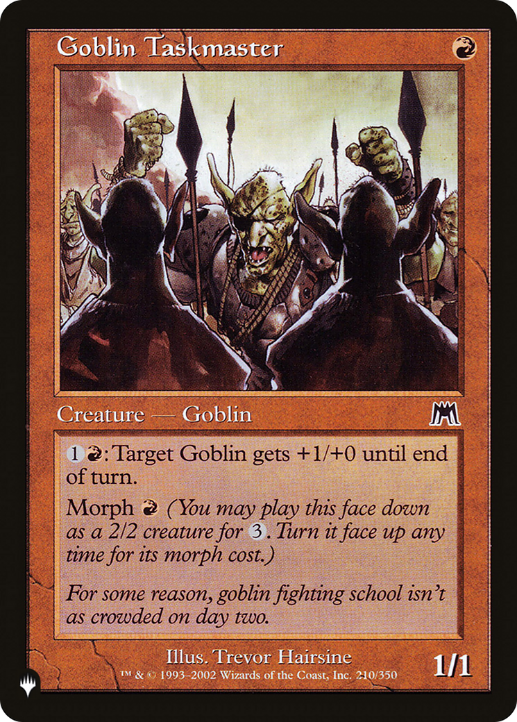 Goblin Taskmaster [The List] - The Mythic Store | 24h Order Processing