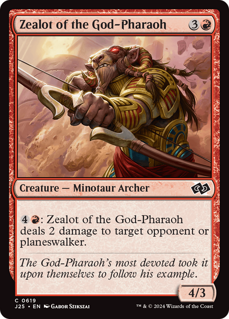 Zealot of the God-Pharaoh [Foundations Jumpstart] - The Mythic Store | 24h Order Processing