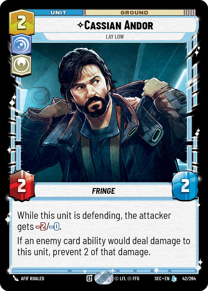 Cassian Andor (42/264) - Lay Low (42/264) [Secrets of Power] - The Mythic Store | 24h Order Processing