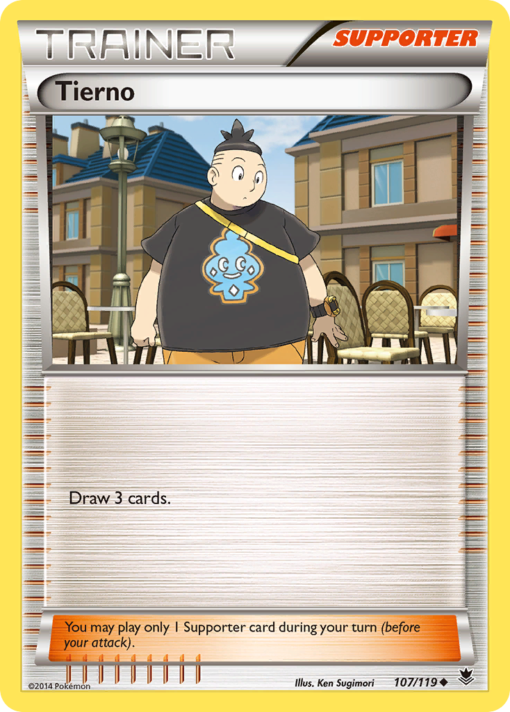 Tierno (107/119) [XY: Phantom Forces] - The Mythic Store | 24h Order Processing
