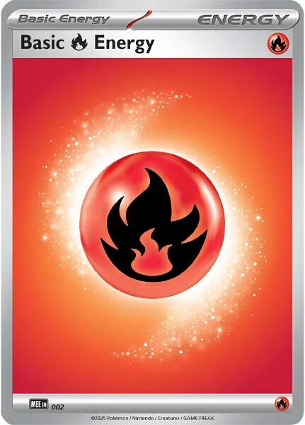 Basic Fire Energy - 002 [Mega Evolution Energies] - The Mythic Store | 24h Order Processing