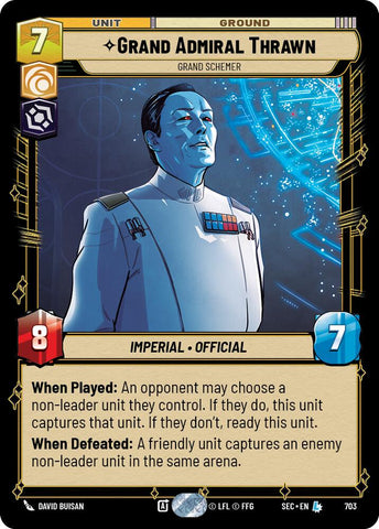 Grand Admiral Thrawn (193/264) - Grand Schemer (193/264) [Secrets of Power] - The Mythic Store | 24h Order Processing
