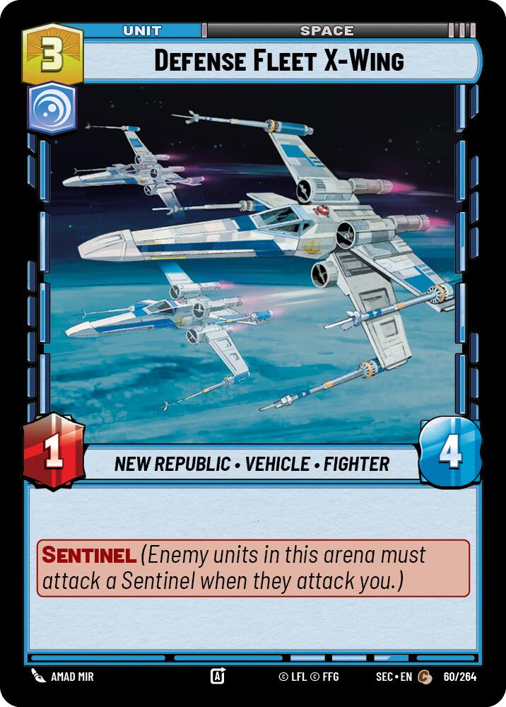Defense Fleet X-Wing (60/264) (60/264) [Secrets of Power] - The Mythic Store | 24h Order Processing