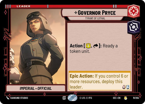 Governor Pryce - Tyrant of Lothal (11/264) (11/264) [Secrets of Power] - The Mythic Store | 24h Order Processing