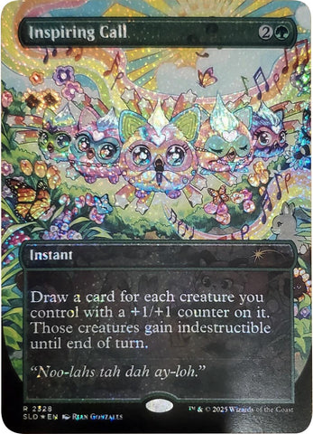 Inspiring Call (Confetti Foil) [Secret Lair Drop Series] - The Mythic Store | 24h Order Processing