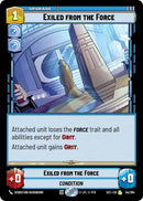 Exiled from the Force (54/264) (54/264) [Secrets of Power] - The Mythic Store | 24h Order Processing
