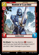Warrior of Clan Ordo (164/264) (164/264) [Secrets of Power] - The Mythic Store | 24h Order Processing
