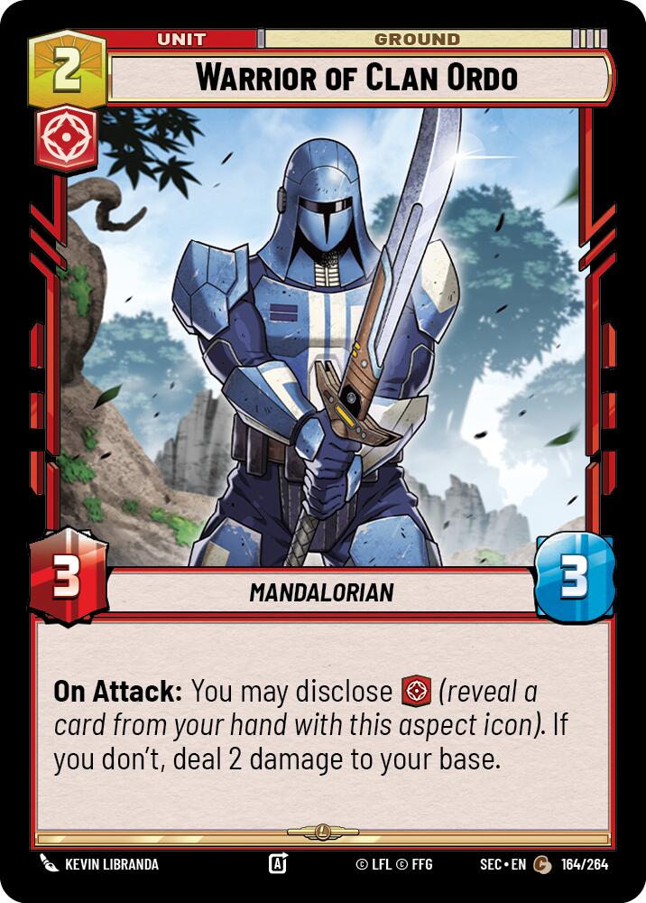 Warrior of Clan Ordo (164/264) (164/264) [Secrets of Power] - The Mythic Store | 24h Order Processing