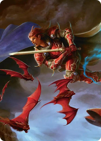 The Destined Warrior Scene Art Card [FINAL FANTASY Art Series] - The Mythic Store | 24h Order Processing