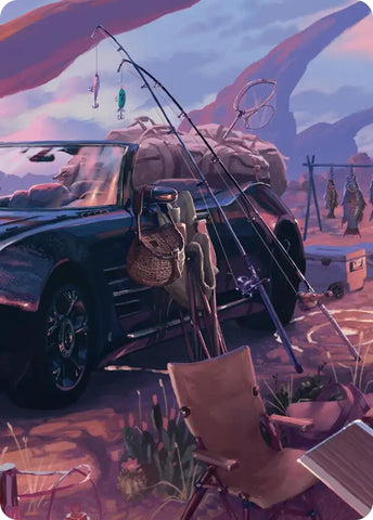 Fishing Gear Scene Art Card [FINAL FANTASY Art Series] - The Mythic Store | 24h Order Processing