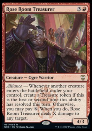 Rose Room Treasurer (Promo Pack) [Streets of New Capenna Commander Promos] - The Mythic Store | 24h Order Processing