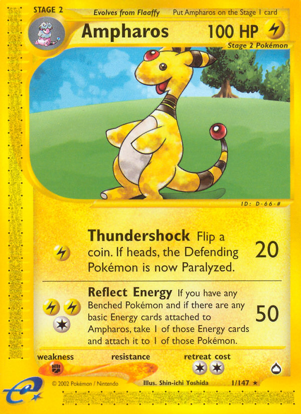 Ampharos (1/147) [Aquapolis] - The Mythic Store | 24h Order Processing