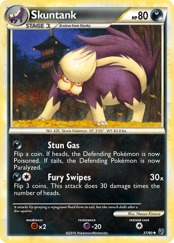 Skuntank (37/90) [HeartGold & SoulSilver: Undaunted] - The Mythic Store | 24h Order Processing
