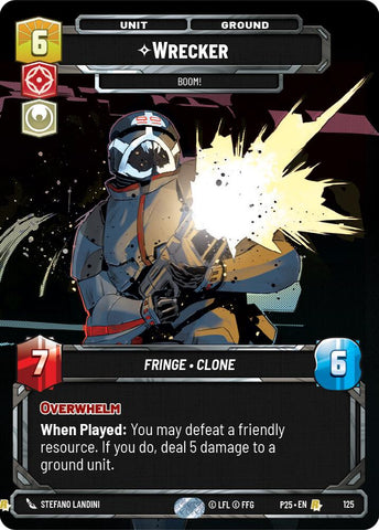 Wrecker - Boom! (125) (125) [Sector and Regional Promos: Season 1] - The Mythic Store | 24h Order Processing