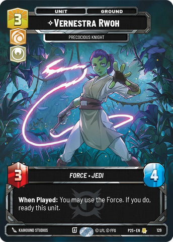 Vernestra Rwoh - Precocious Knight (129) (129) [Sector and Regional Promos: Season 1] - The Mythic Store | 24h Order Processing