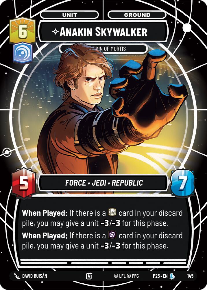 Anakin Skywalker - Champion of Mortis (145) (145) [Sector and Regional Promos: Season 1] - The Mythic Store | 24h Order Processing
