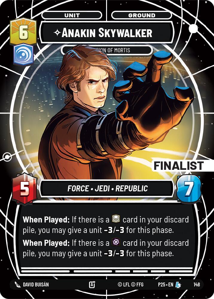 Anakin Skywalker - Champion of Mortis (Finalist) (148) (148) [Sector and Regional Promos: Season 1] - The Mythic Store | 24h Order Processing