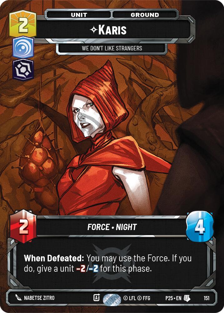 Karis - We Don't Like Strangers (151) (151) [Sector and Regional Promos: Season 1] - The Mythic Store | 24h Order Processing