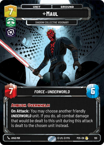 Maul - Shadow Collective Visionary (155) (155) [Sector and Regional Promos: Season 1] - The Mythic Store | 24h Order Processing