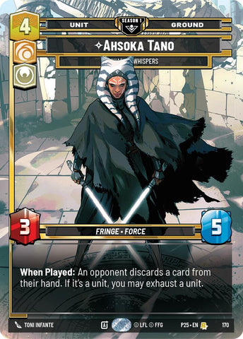 Ahsoka Tano - Chasing Whispers (170) (170) [Sector and Regional Promos: Season 1] - The Mythic Store | 24h Order Processing