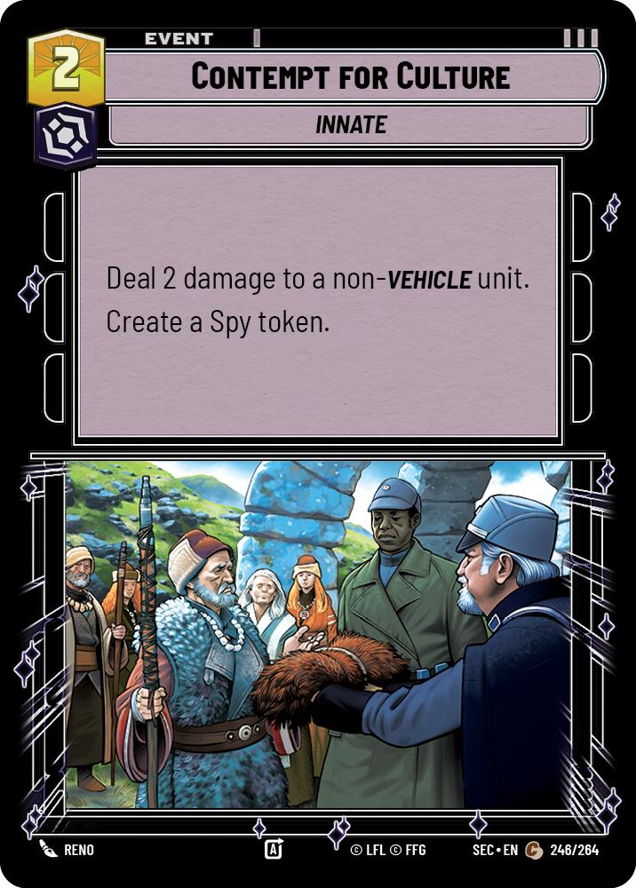 Contempt for Culture (246/264) (246/264) [Secrets of Power] - The Mythic Store | 24h Order Processing