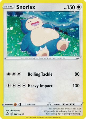 Snorlax (SWSH032) [Sword & Shield: Black Star Promos] - The Mythic Store | 24h Order Processing