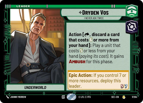 Dryden Vos - I Never Ask Twice (7/262) (7/262) [Secrets of Power] - The Mythic Store | 24h Order Processing