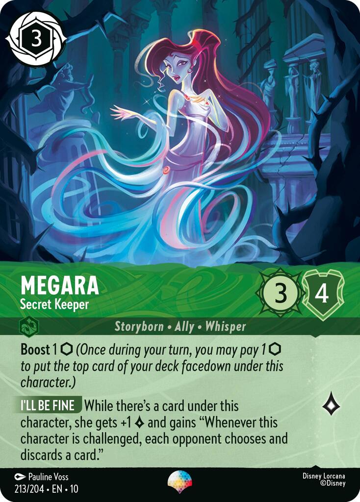 Megara - Secret Keeper (Epic) (213/204) [Whispers in the Well] - The Mythic Store | 24h Order Processing