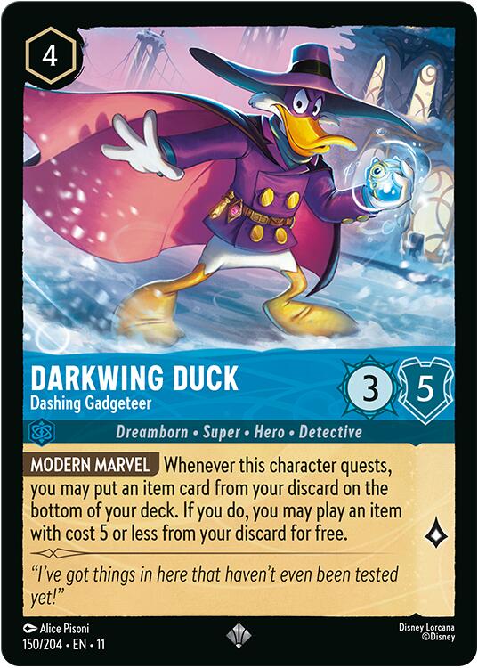 Darkwing Duck - Dashing Gadgeteer (150/204) [Winterspell] - The Mythic Store | 24h Order Processing