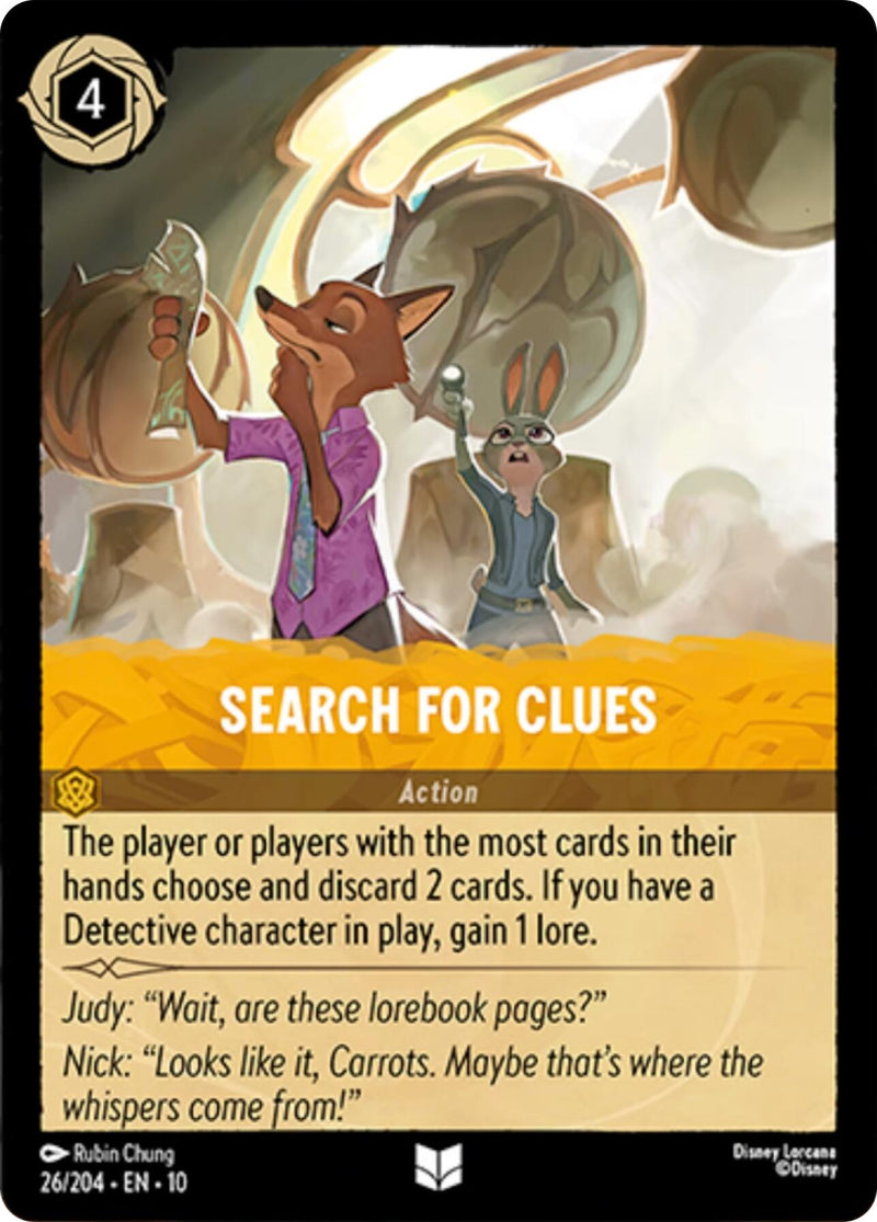 Search For Clues (26/204) [Whispers in the Well] - The Mythic Store | 24h Order Processing