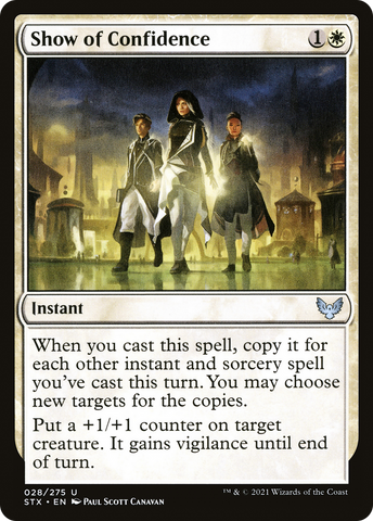 Show of Confidence [Strixhaven: School of Mages] - The Mythic Store | 24h Order Processing