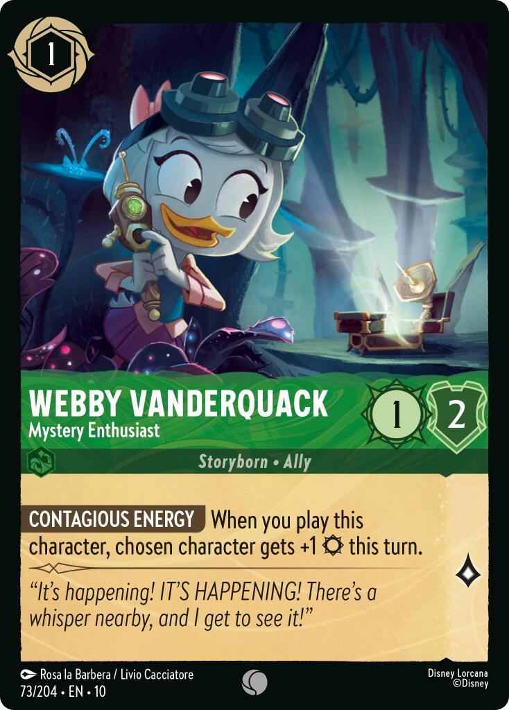 Webby Vanderquack - Mystery Enthusiast (73/204) [Whispers in the Well] - The Mythic Store | 24h Order Processing