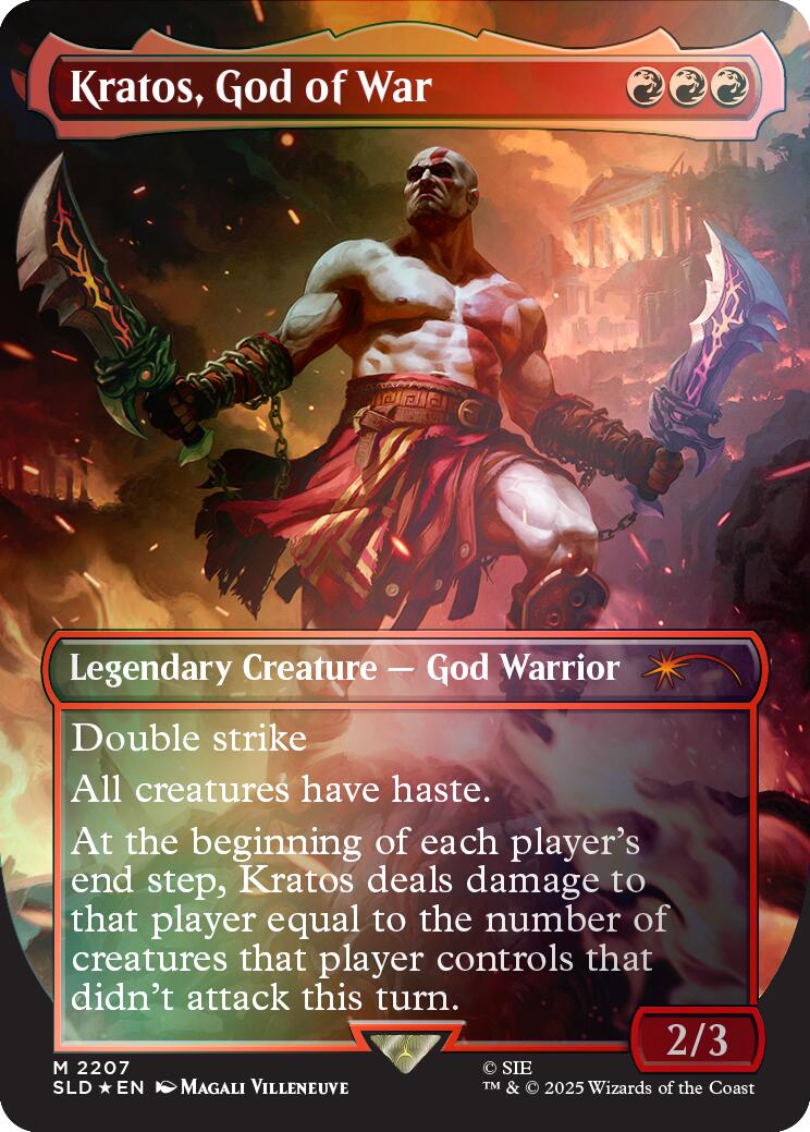 Kratos, God of War (Rainbow Foil) [Secret Lair Drop Series] - The Mythic Store | 24h Order Processing