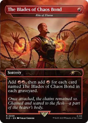 The Blades of Chaos Bond - Rite of Flame [Secret Lair Drop Series] - The Mythic Store | 24h Order Processing
