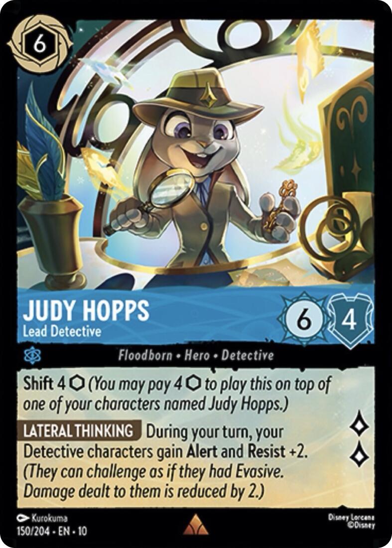 Judy Hopps - Lead Detective (150/204) [Whispers in the Well] - The Mythic Store | 24h Order Processing