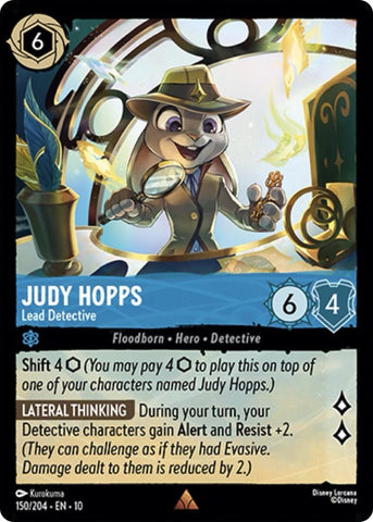 Judy Hopps - Lead Detective (150/204) [Whispers in the Well] - The Mythic Store | 24h Order Processing