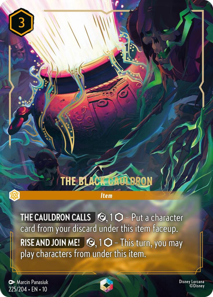 The Black Cauldron (Enchanted) (225/204) [Whispers in the Well] - The Mythic Store | 24h Order Processing