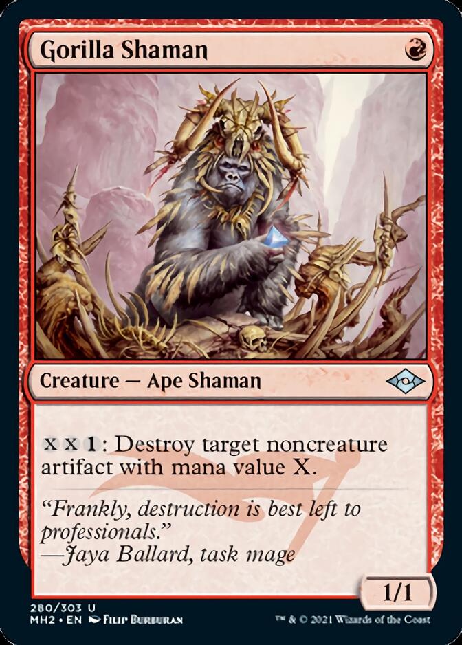 Gorilla Shaman (Foil Etched) [Modern Horizons 2] - The Mythic Store | 24h Order Processing