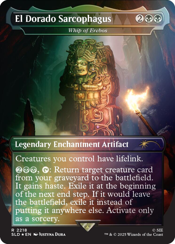 El Dorado Sarcophagus - Whip of Erebos (Rainbow Foil) [Secret Lair Drop Series] - The Mythic Store | 24h Order Processing