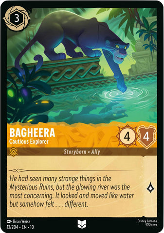 Bagheera - Cautious Explorer (12/204) [Whispers in the Well] - The Mythic Store | 24h Order Processing