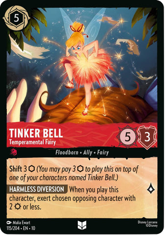 Tinker Bell - Temperamental Fairy (115/204) [Whispers in the Well] - The Mythic Store | 24h Order Processing