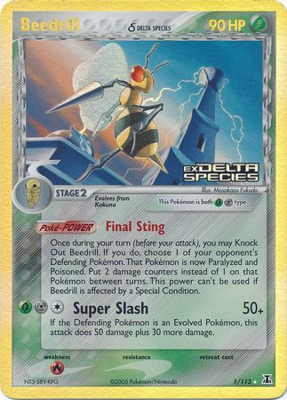 Beedrill (1/113) (Delta Species) (Stamped) [EX: Delta Species] - The Mythic Store | 24h Order Processing