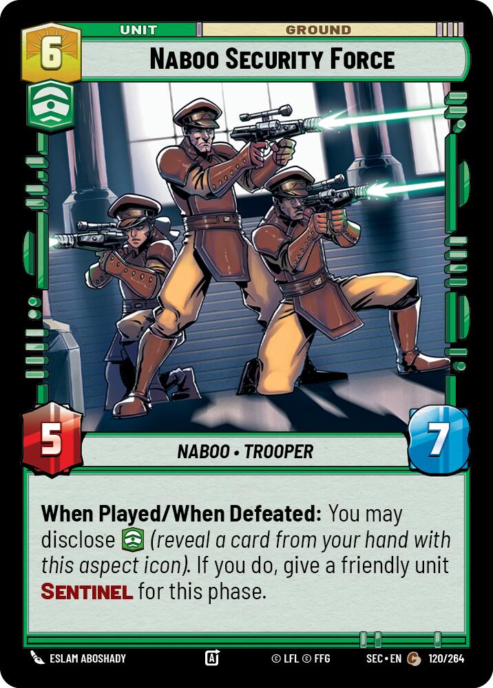 Naboo Security Force (120/264) (120/264) [Secrets of Power] - The Mythic Store | 24h Order Processing