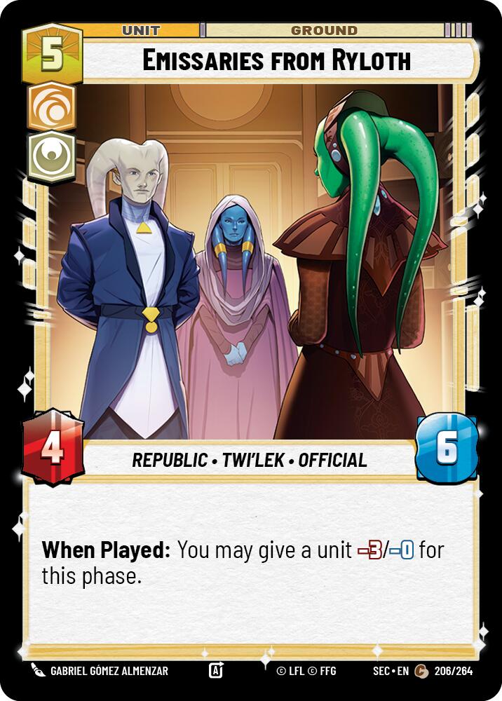 Emissaries from Ryloth (206/264) (206/264) [Secrets of Power] - The Mythic Store | 24h Order Processing