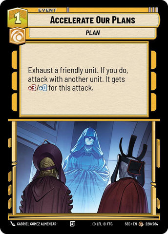 Accelerate Our Plans (228/264) (228/264) [Secrets of Power] - The Mythic Store | 24h Order Processing
