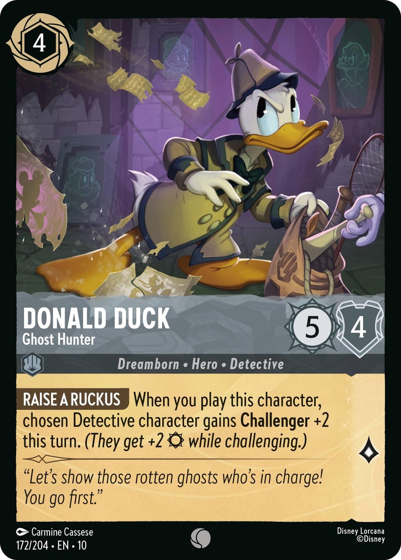Donald Duck - Ghost Hunter (172/204) [Whispers in the Well] - The Mythic Store | 24h Order Processing