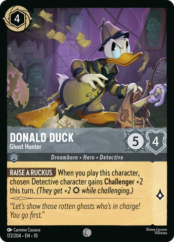 Donald Duck - Ghost Hunter (172/204) [Whispers in the Well] - The Mythic Store | 24h Order Processing