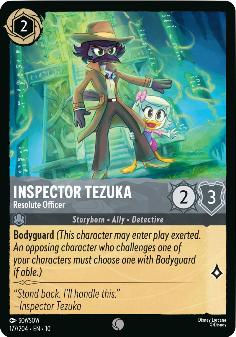 Inspector Tezuka - Resolute Officer (177/204) [Whispers in the Well] - The Mythic Store | 24h Order Processing