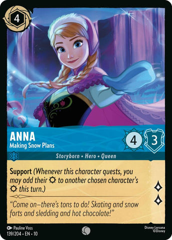 Anna - Making Snow Plans (139/204) [Whispers in the Well] - The Mythic Store | 24h Order Processing
